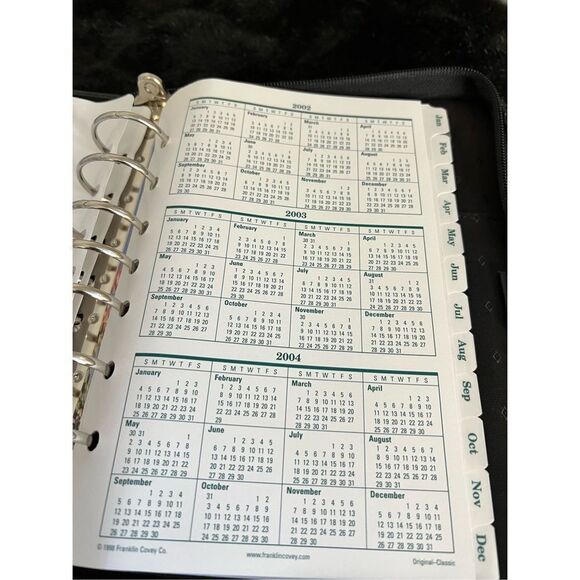 Franklin Covey Planner Imitation Leather 7 Ring Binder 8x10 - Picture 5 of 8